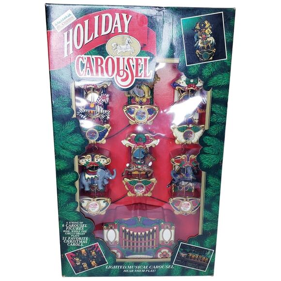 Mr. Christmas Other - VINTAGE NIB MR. CHRISTMAS HOLIDAY CAROUSEL 1992